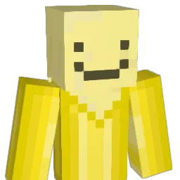 _Banana_Man_04 Minecraft avatar bust