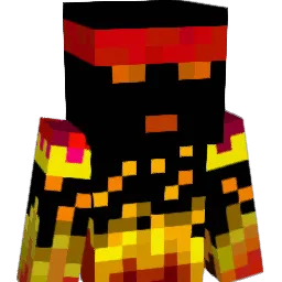 _F_1_R_E_ Minecraft avatar bust