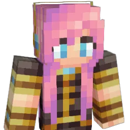 _Luka_Megurine_ Minecraft avatar bust