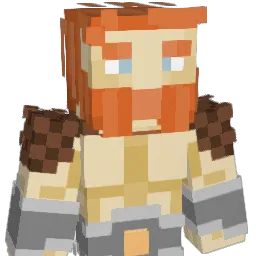 _Red__ Minecraft avatar bust