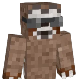 _Sloth Minecraft avatar bust