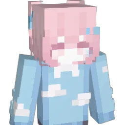 _Water_aqua Minecraft avatar bust