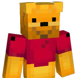_Xi_Jin_Pooh_ Minecraft avatar bust