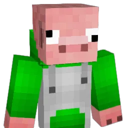 aRlyFatPig Minecraft avatar bust