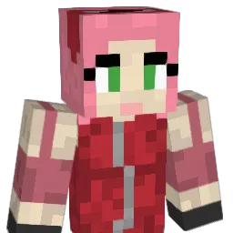 aasakura Minecraft avatar bust