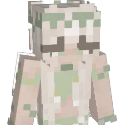 abivgail Minecraft avatar bust