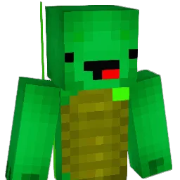 aderpyturtle Minecraft avatar bust