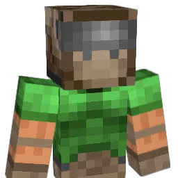 aequidens Minecraft avatar bust