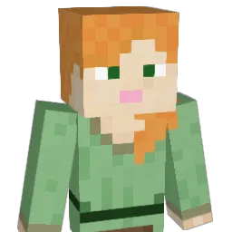aergin Minecraft avatar bust