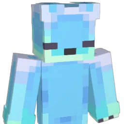 aerodynamic Minecraft avatar bust