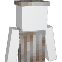 affald Minecraft avatar bust