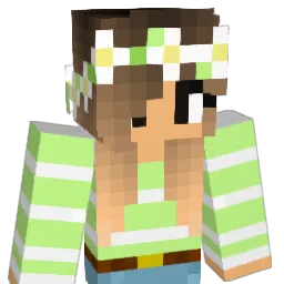 aglucena Minecraft avatar bust