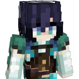 akathene Minecraft avatar bust