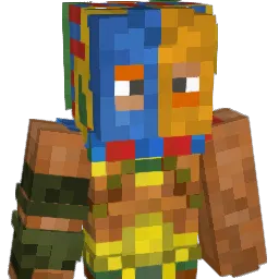 al13454 Minecraft avatar bust