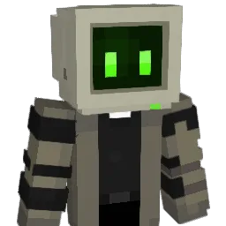 alemale Minecraft avatar bust