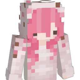 alibia Minecraft avatar bust
