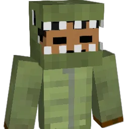 allups Minecraft avatar bust