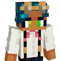 ambipotent Minecraft avatar bust