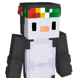 amounted Minecraft avatar bust