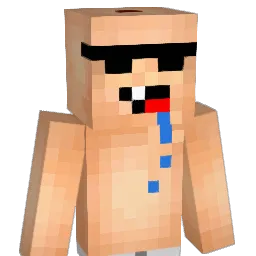 anassopjescherm Minecraft avatar bust