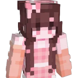 angelawang09 Minecraft avatar bust
