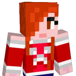 angryhippielady Minecraft avatar bust