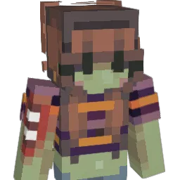 annaIise Minecraft avatar bust