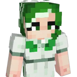 apected Minecraft avatar bust