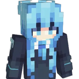 aquagaminggirl Minecraft avatar bust