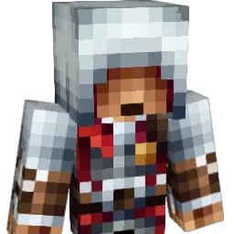aquatiy Minecraft avatar bust