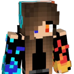 aquaverse Minecraft avatar bust