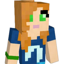 arwolfdog Minecraft avatar bust