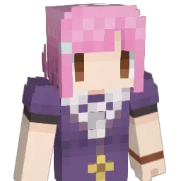 asnya Minecraft avatar bust
