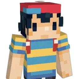 asoleep Minecraft avatar bust