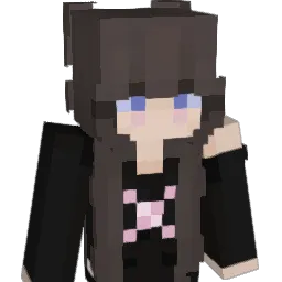 asxending Minecraft avatar bust