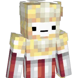 au_popcorn Minecraft avatar bust