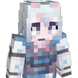 aug2L Minecraft avatar bust