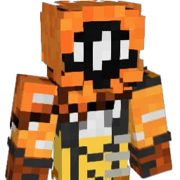 autumnical Minecraft avatar bust