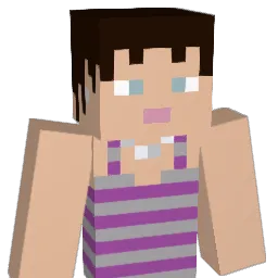 babysquid Minecraft avatar bust
