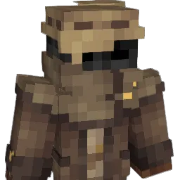 barmister Minecraft avatar bust