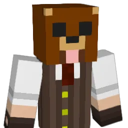 barrelbear Minecraft avatar bust