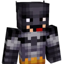 battery747 Minecraft avatar bust