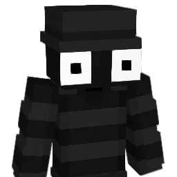 beczkowe Minecraft avatar bust