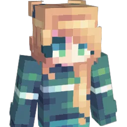 bisella Minecraft avatar bust