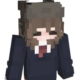 bisqwite Minecraft avatar bust