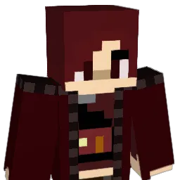 bitemarked Minecraft avatar bust