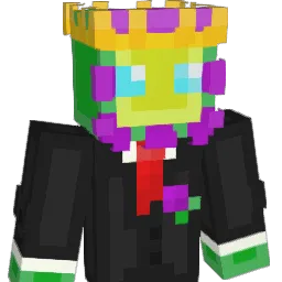 blomsterkung Minecraft avatar bust