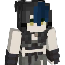 blsak Minecraft avatar bust