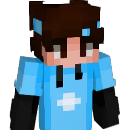 blueAqui Minecraft avatar bust