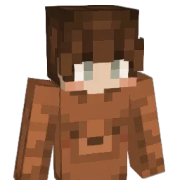 bluebombed Minecraft avatar bust